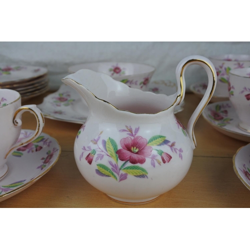 120 - A stunning Tuscan bone china tea set.