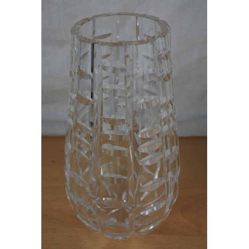 126 - A Waterford crystal vase (a/f) and more.