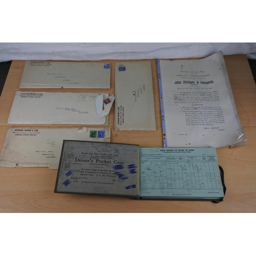 565 - A lot of interesting paperwork to include 1940's bill head invoices and receipts and more.