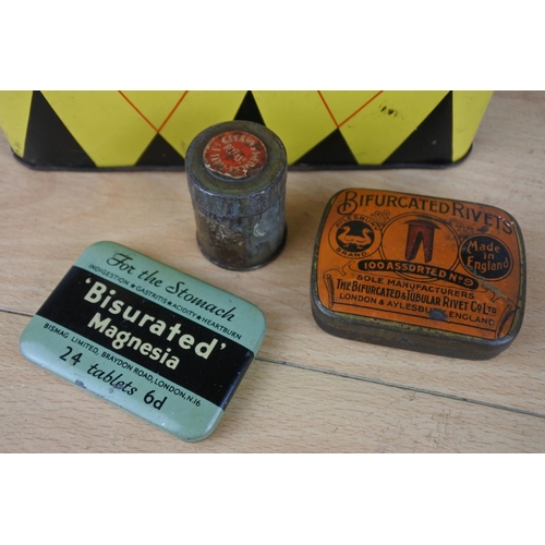 566 - A vintage Petrol Pak tin and three others.