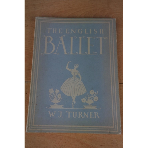 568 - A vintage book 'The English Ballet' by W J Turner.