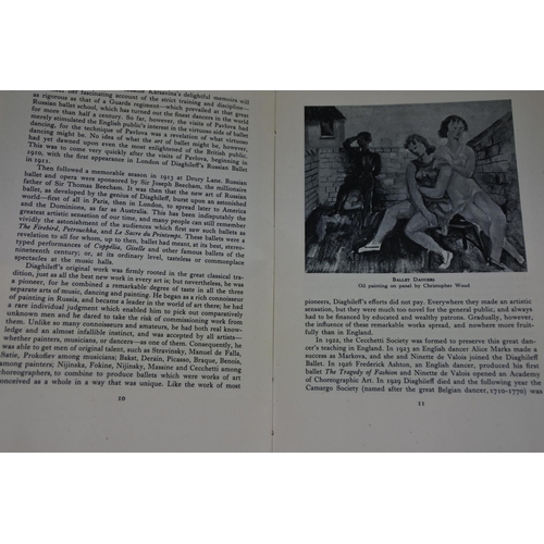 568 - A vintage book 'The English Ballet' by W J Turner.