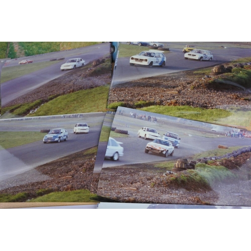 584 - A lot of vintage stock car racing and vintage car rally photographs,