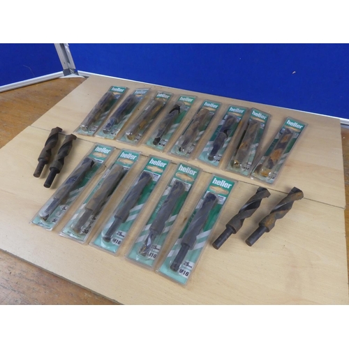 63 - A job lot of Heller drill bits.