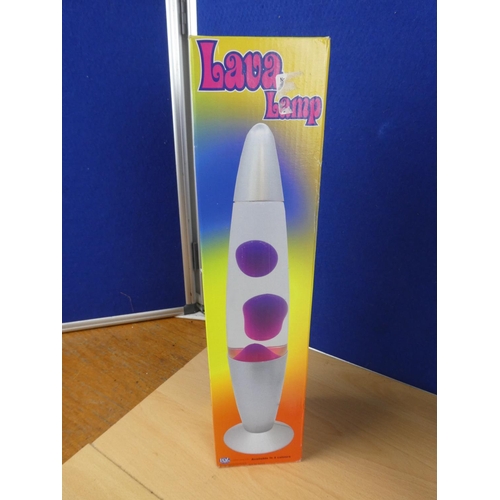 68 - A boxed Lava lamp.