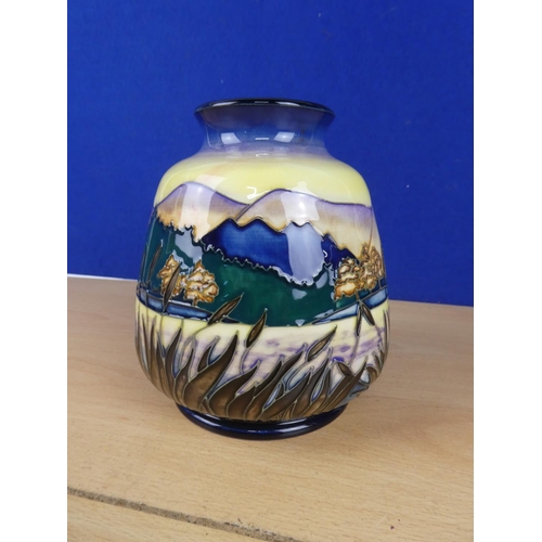 76 - A stunning limited edition Moorcroft vase 'Spirit of the Lakes' to commemorate in 2000 the centenary... 