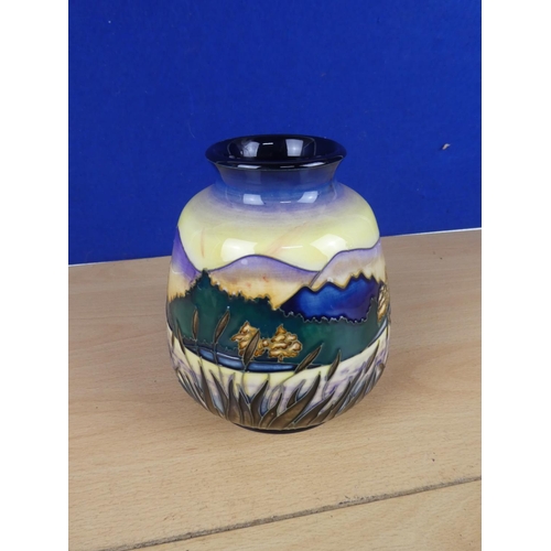 76 - A stunning limited edition Moorcroft vase 'Spirit of the Lakes' to commemorate in 2000 the centenary... 