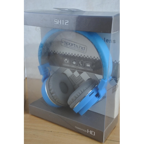 221 - Two boxed SH12 headphones.