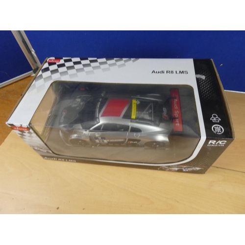 104 - A boxed Rastar Audi R8LMS scale 1:14.