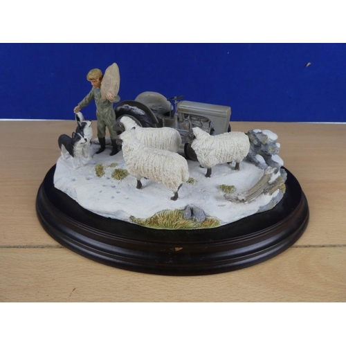 134 - A stunning Country Artists limited edition figurine 'Winter Gathering'.