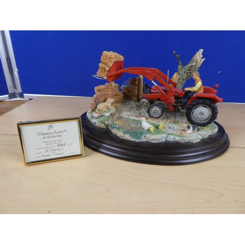 135 - A stunning Country Artists limited edition figurine 'Hay for the Day'.