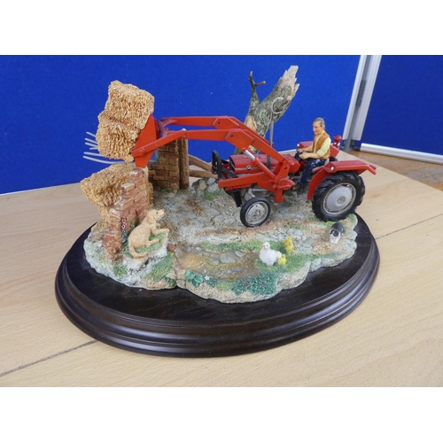 135 - A stunning Country Artists limited edition figurine 'Hay for the Day'.