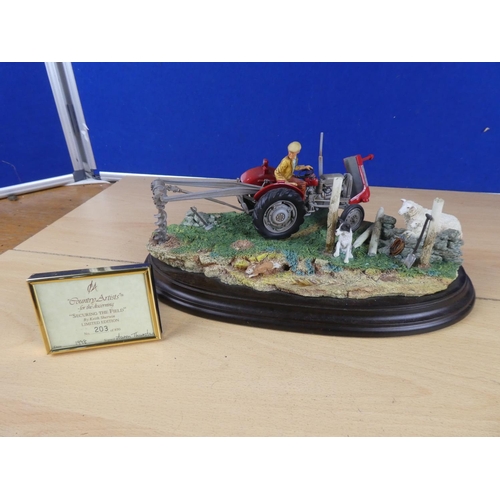 151 - A stunning Country Artists limited edition figurine 'Securing the Field'.