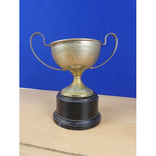 154 - A silver plated presentation cup for 'Carrick on Shannon Regatta dated 1954'.