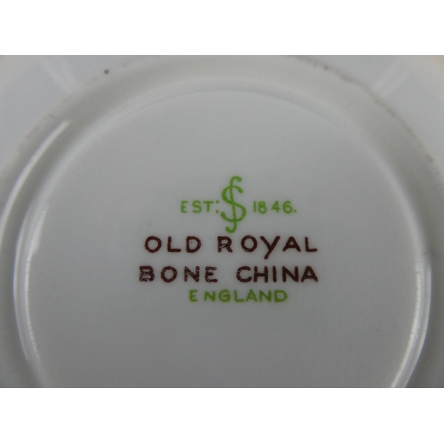 158 - An old Royal bone china trio.