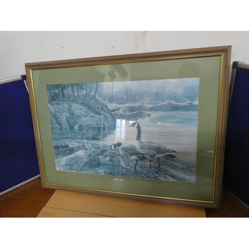 167 - A large framed print, measuring 88cm x 65cm in size.