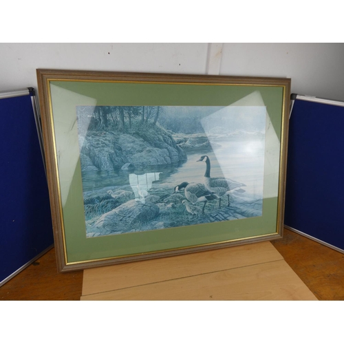 167 - A large framed print, measuring 88cm x 65cm in size.