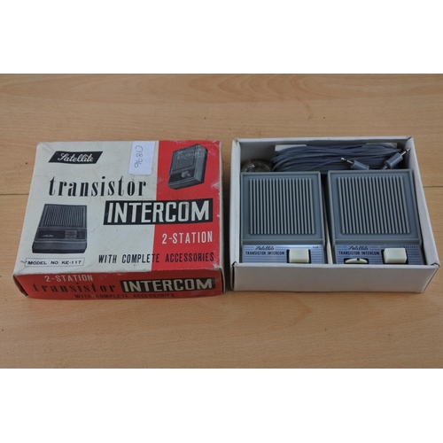 523 - A Satellite transistor intercom - model No. KE-117.