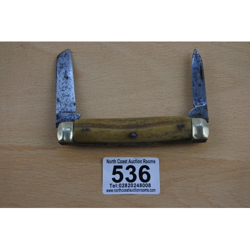 536 - A vintage James Barber pen knife.