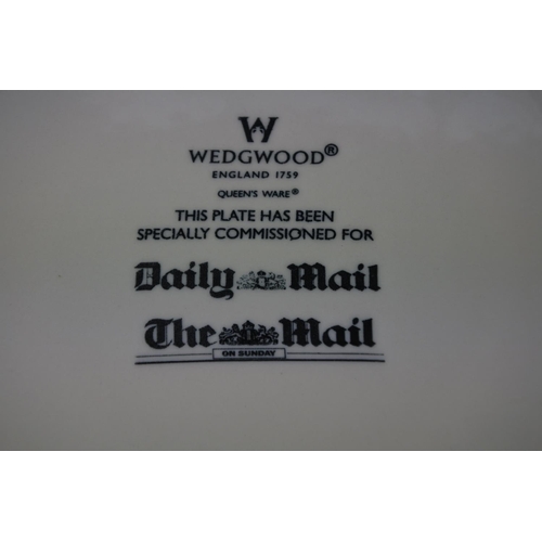 64 - A pair of Wedgwood collectors plates commissioned for the Daily Mail and The Mail 'To Celebrate the ... 