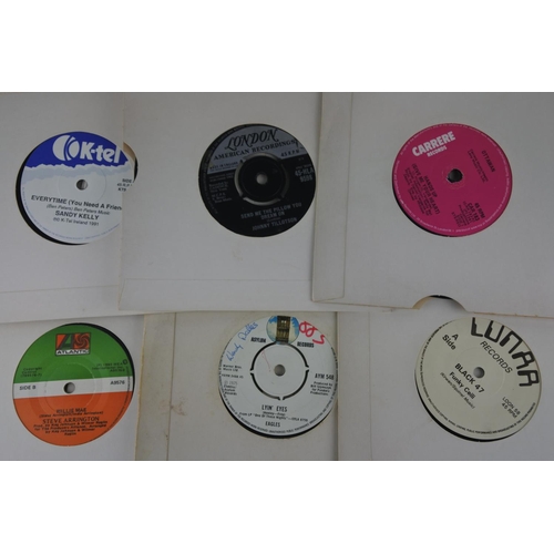 68 - A collection of vintage 45's to include Pointer Sisters, Sting and more.