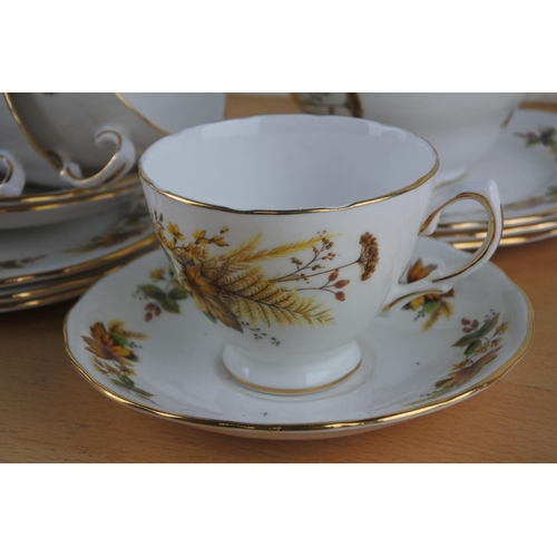 73 - A vintage Royal Vale bone china teaset.