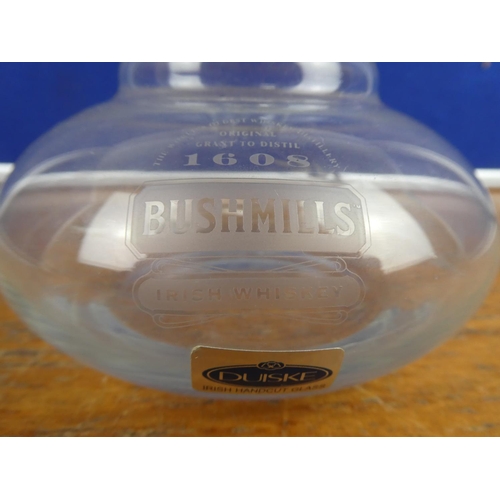 100 - A stunning Duiske crystal Bushmills Whiskey decanter.