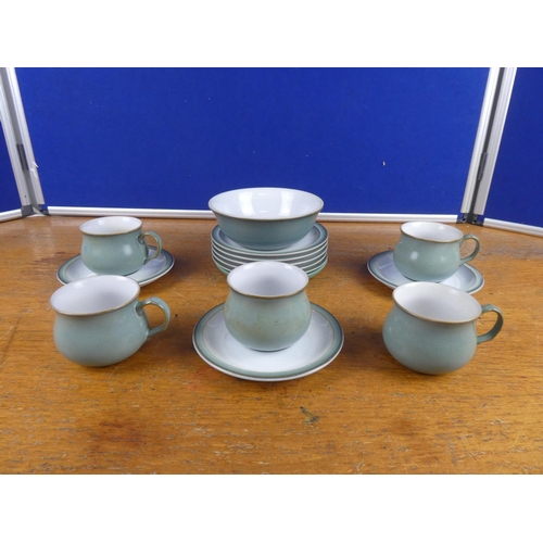 116 - A Denby pottery teaset.