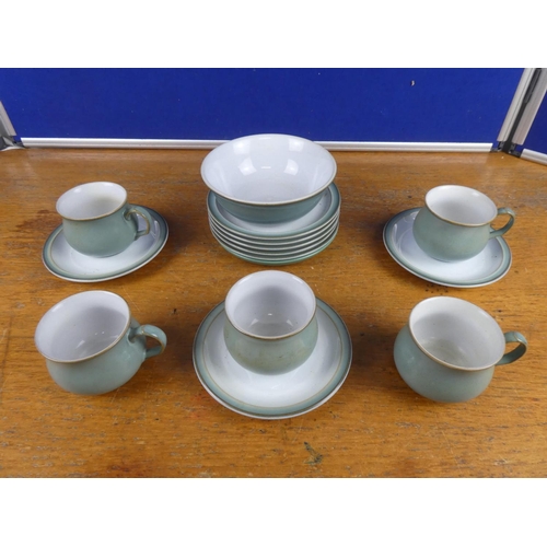 116 - A Denby pottery teaset.