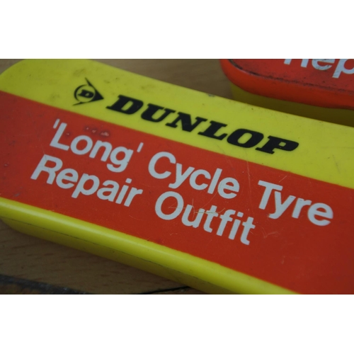 268 - Four vintage Dunlop tyre repair kits.