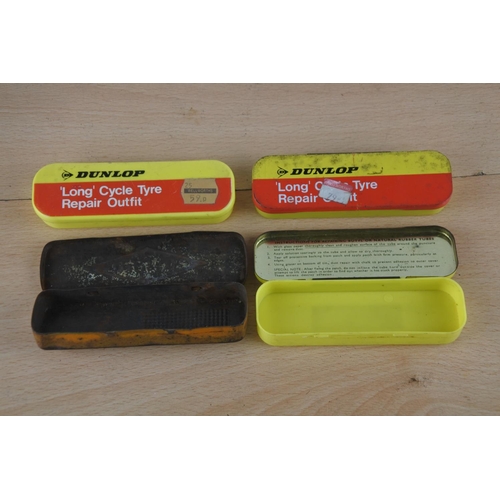 268 - Four vintage Dunlop tyre repair kits.