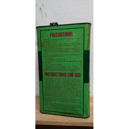 582 - A vintage Nitromor's paint remover can.