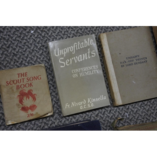 61 - A lot of antique books and more to include four volumes 'Joinery & Carpentry' and more.