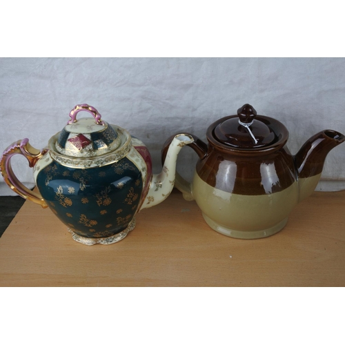 94 - A lot of ceramic teapots.