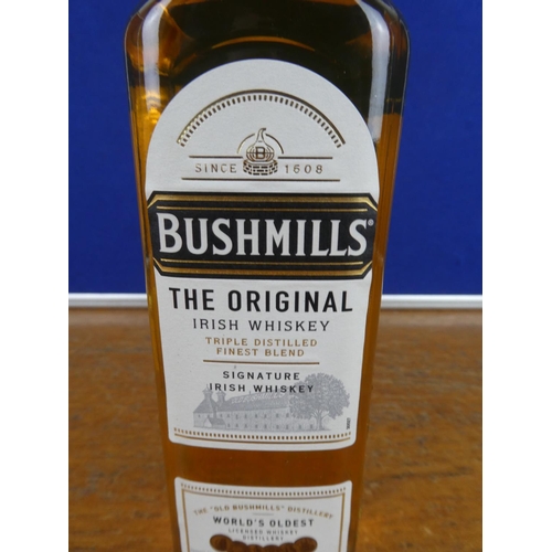 111 - A bottle of 700ml Bushmills Irish Whiskey.