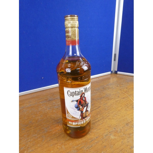 117 - A 1 litre bottle of Captain Morgan.