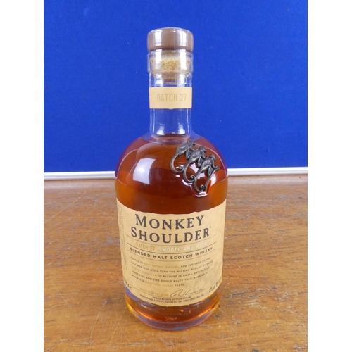 119 - A 700ml bottle of Monkey Shoulder whiskey.