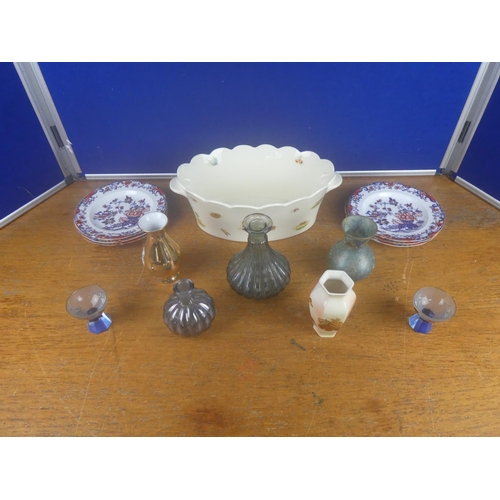 147 - An assortment of ceramics and glassware.