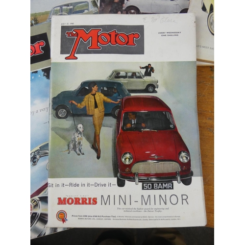 169 - A lot of vintage The Motor magazines.