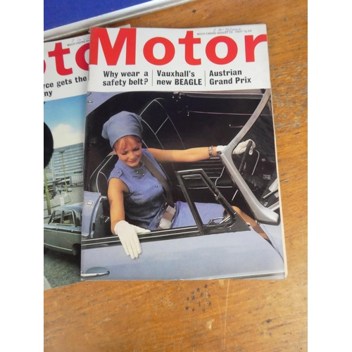 175 - A lot of vintage Motor magazines.