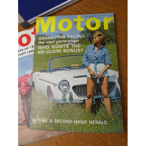 175 - A lot of vintage Motor magazines.