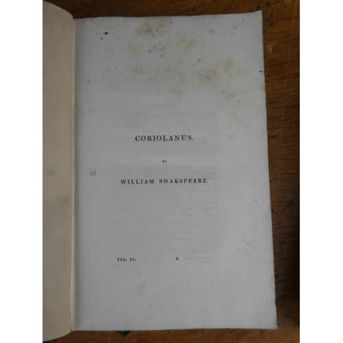 178 - A part set of antique 'The Plays of William Shakespeare - Printed in 14 Volumes', books , published ... 
