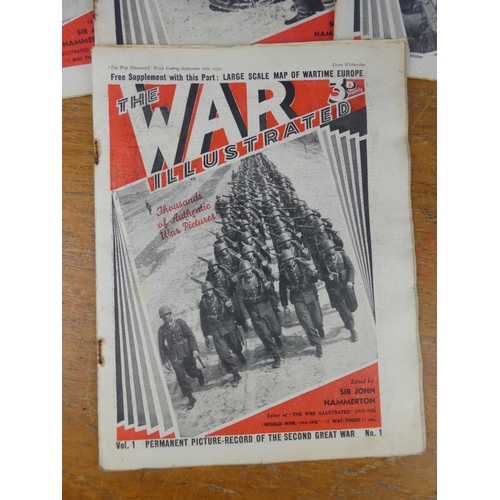 185 - A lot of 1930' 'The War Illustrated' magazines.