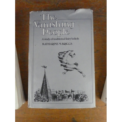 186 - Four interesting books 'The Vanishing People by Katharine M Briggs, 'From the Beast to the Blonde' b... 