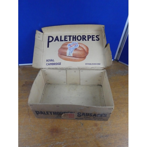 189 - A vintage Palethorpes' card box.