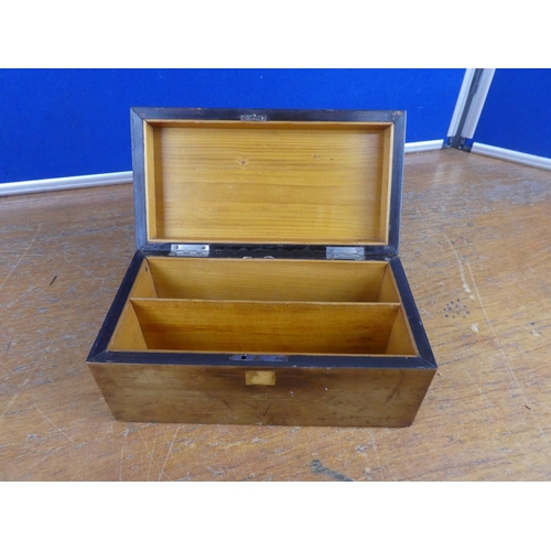 197 - A wooden 'Stereoscopic Slides' storage box.