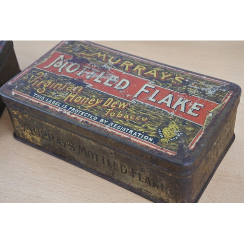 228 - Two vintage tobacco tins 'Bulwark' and 'Murray's Mottled Flake'.