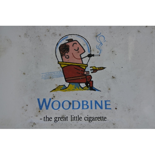 238 - A vintage enamel ashtray for Woodbine cigarettes.