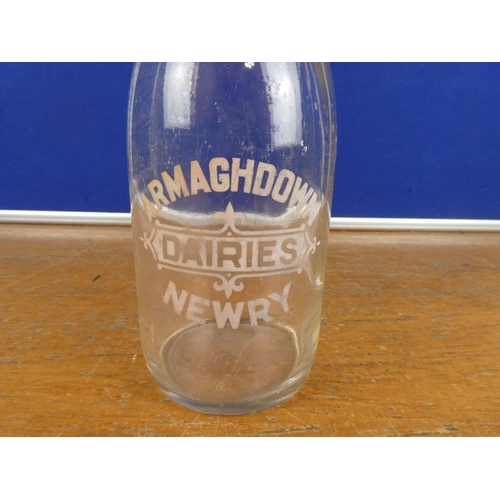 318 - An Armaghdown Dairies, Newry milk bottle.