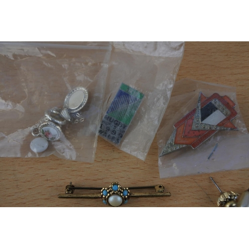 431 - An assorted lot of costume jewellery, silver and more.